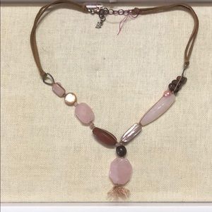 Silpada necklace with natural stones